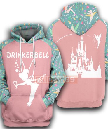 Tinkerbell T-Shirt Drinkerbell Drinking Fairy T-Shirt Funny Disney Hoodie