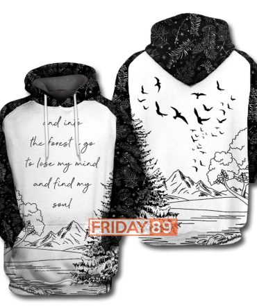 Camping T-Shirt And Into The Forest I Find My Soul - Camping T-Shirt Hoodie Adult