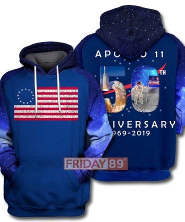 Nasa T-Shirt 50Th Anniversary Apollo 11 Moon Landing T-Shirt Amazing Nasa Hoodie