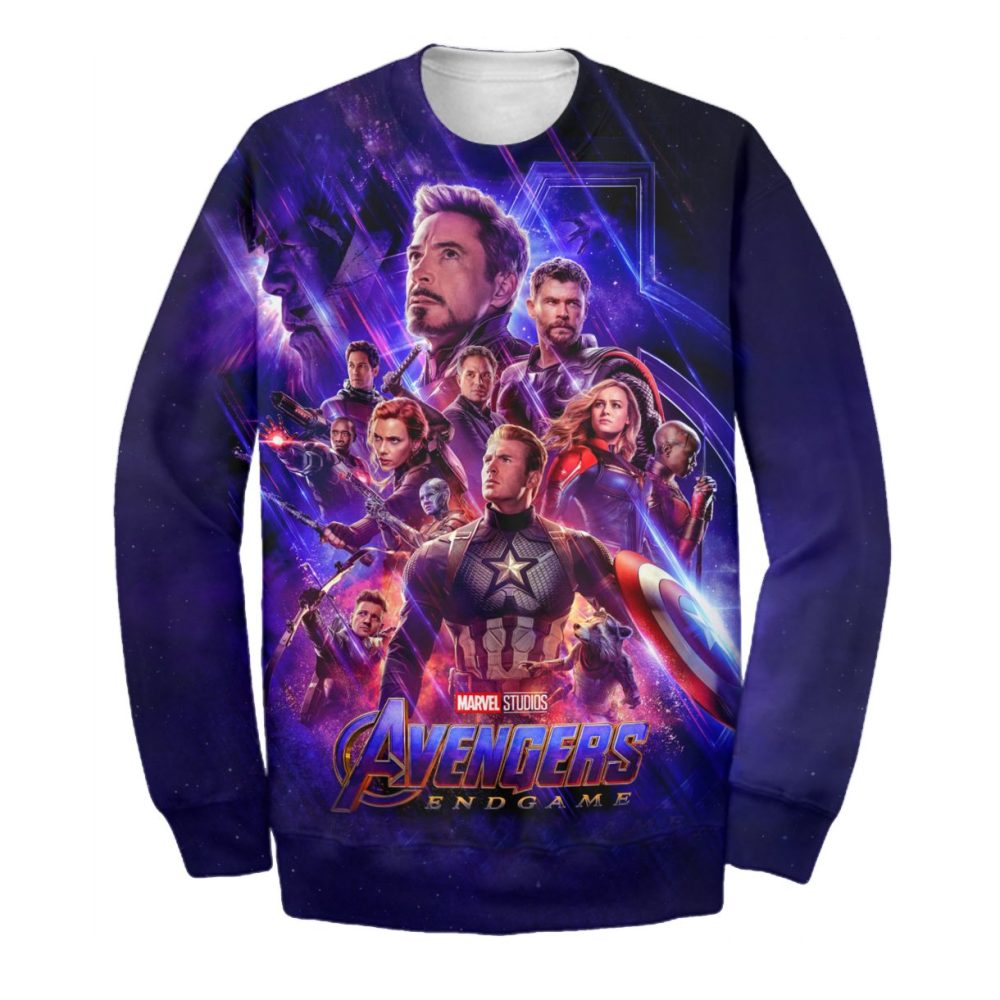 Marvel Hoodie Marvel End Game T-Shirt Amazing Marvel Shirt - Image 4