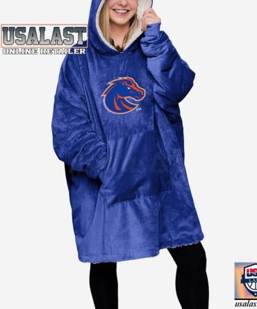 Ncaa Boise State Broncos Blanket Hoodie Hoodie Blanket