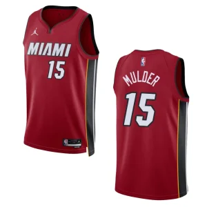 Miami Heat Mychal Mulder 2022-23 Statement Edition Red Swingman Jersey - Alzaintravels