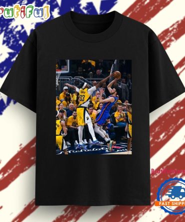 Myles Turner Blocked Chet Holmgren 2025 Nba Finals Game 3 Okc Thunder Vs Indiana Pacers T Shirt