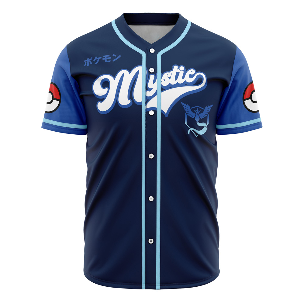 Team Mystic Baseball Jersey - Premium Pokémon Go Fan Apparel
