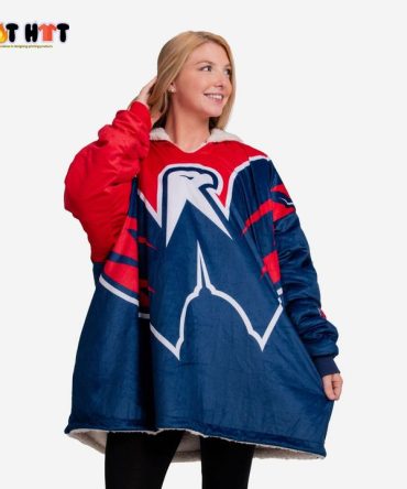 Nhl Washington Capitals Big Logo Blanket Hoodie Hoodie Blanket