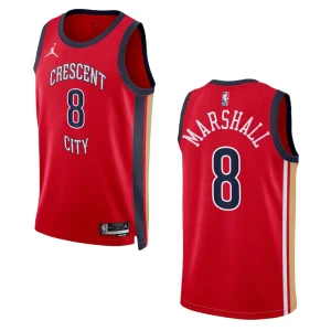 Naji Marshall Statement Edition New Orleans Pelicans 2023-24 Red Swingman Jersey - Alzaintravels
