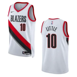 Portland Trail Blazers Nassir Little 2022-23 Association Edition White Swingman Jersey - Alzaintravels
