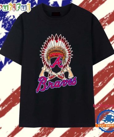 Native American Atlanta Braves Logo T Shirt