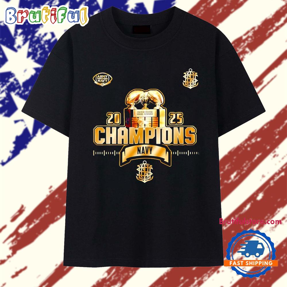 Navy Midshipmen Special Cic Trophy Champions 2025 T Shirt