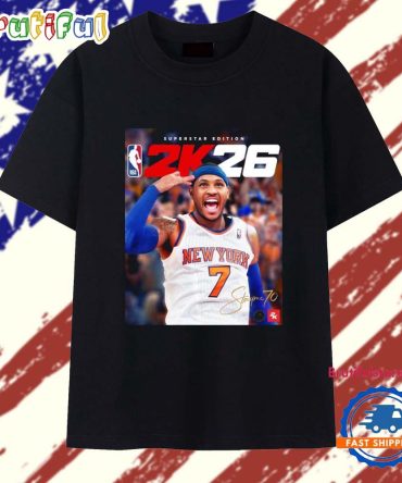 Nba 2K26 Carmelo Anthony Superstar Edition T Shirt
