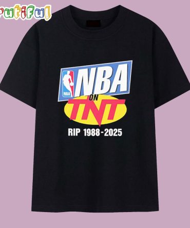 Nba Basketball On Tnt Rip 1988 2025 Logo T Shirt