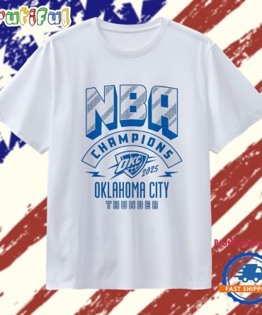 Nba Champions Oklahoma City Thunder 2025 Finals T Shirt