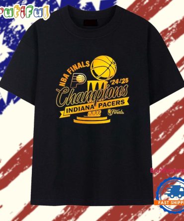 Nba Finals 24-25 Champions Indiana Pacers Trophy T Shirt