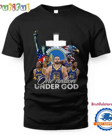Nba Golden State Warriors One Nation Under God Vintage T Shirt