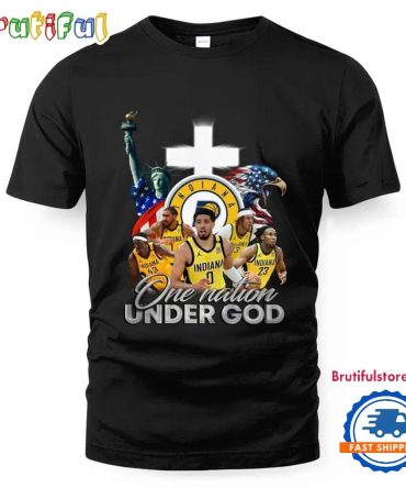Nba Indiana Pacers One Nation Under God Vintage T Shirt