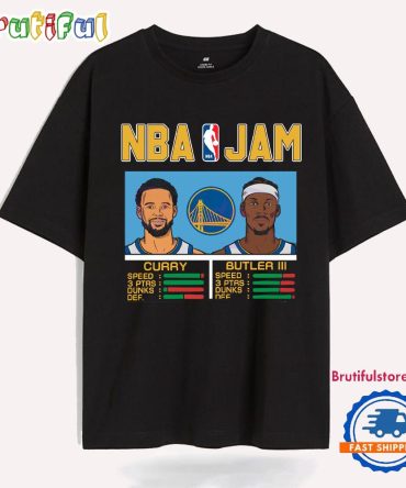 Nba Jam Golden State Warriors Curry And Butler Iii T Shirt
