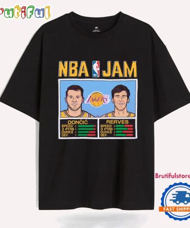 Nba Jam Los Angeles Lakers Doncic And Reaves T Shirt