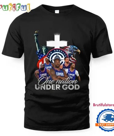 Nba La Clippers One Nation Under God Vintage T Shirt
