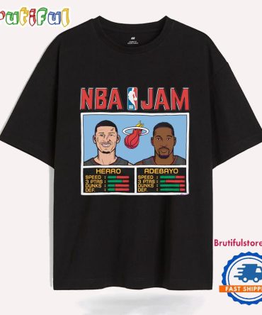 Nba Miami Heat Herro And Adebayo T Shirt