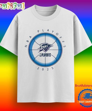 Nba Playoffs 2025 Okc Thunder Basketball T Shirt