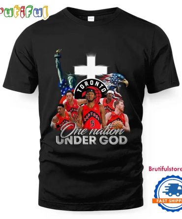 Nba Toronto Raptors One Nation Under God Vintage T Shirt