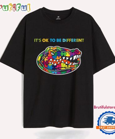 Ncaa Florida Gators Special Autism Awareness It'S Ok To Be Different T-Shirt