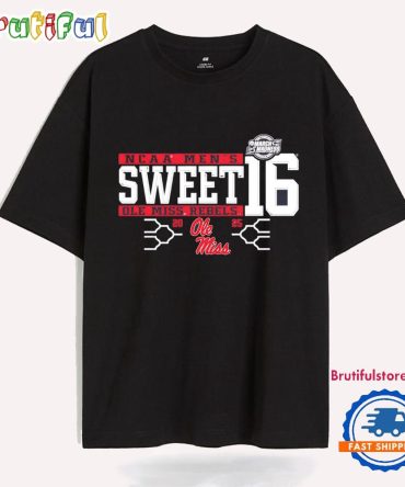 Ncaa Men’S Sweet 16 Ole Miss Rebels 2025 T Shirt