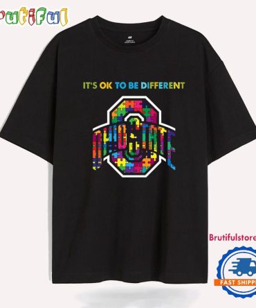 Ncaa Ohio State Buckeyes Special Autism Awareness It'S Ok To Be Different T-Shirt