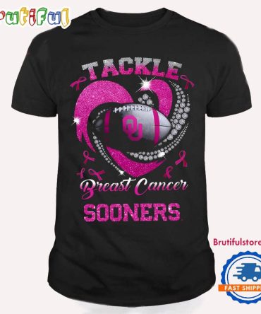 Ncaa Oklahoma Sooners Tackle Breast Cancer 2024 T Shirt