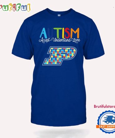 Ncaa Purdue Boilermakers Autism Accept Understand Love T-Shirt