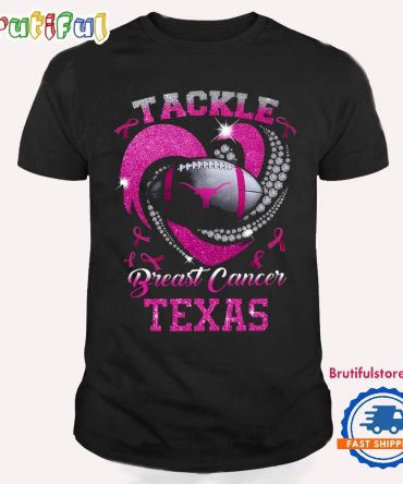 Ncaa Texas Longhorns Tackle Breast Cancer 2024 T Shirt