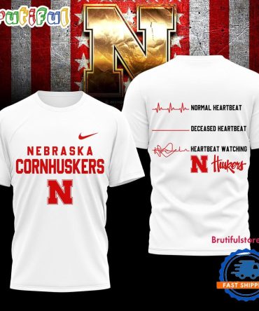 Nebraska Cornhuskers Ncaa Heartbeat Unisex 3D Shirt