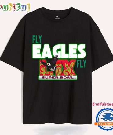 Neon Green Fly Eagles Fly Lix Super Bowl Champions T Shirt