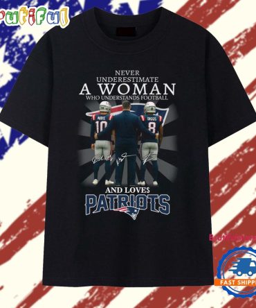 Never Underestimate New England Patriots Signature 2025 T Shirt