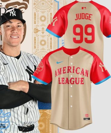 New American League Aaron Judge 2024 Mlb All-Star Game Baseball Custom Jersey Fan Gift