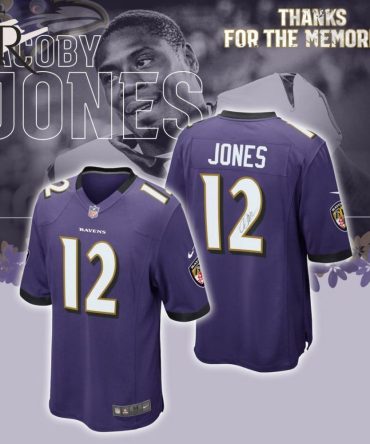 Limited Edition Ravens Jacoby Jones #12 Jersey - Perfect For Fans & Collectors!