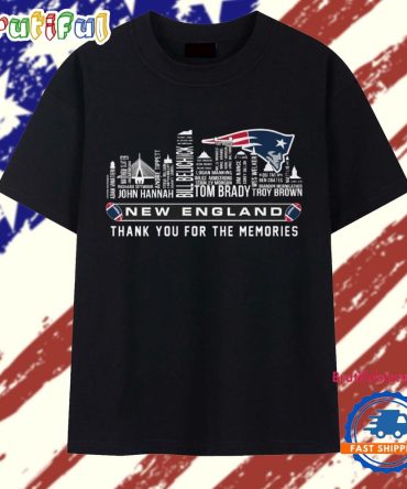New England Patriots City Player Name Thank You For The Memories 2025 T Shirt
