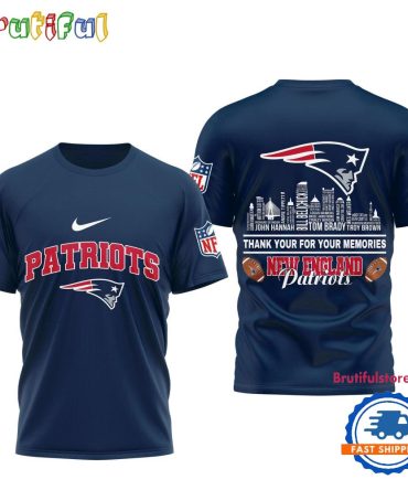 New England Patriots Football Legends Of The Game 3D Shirt