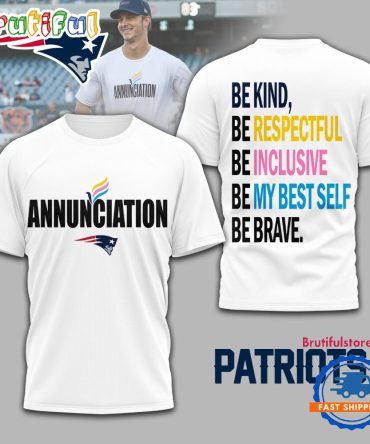 New England Patriots Nfl Annunciation 2025 Unisex 3D Shirt