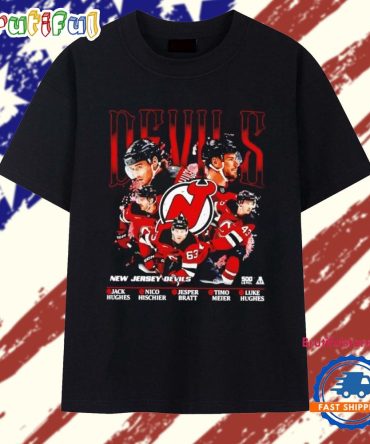 New Jersey Devils Hockey 5 Stars Jack Nico Jesper Timo Luke Nhl T Shirt