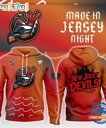 New Jersey Devils Made In Jersey 2025 Hoodie Shirt