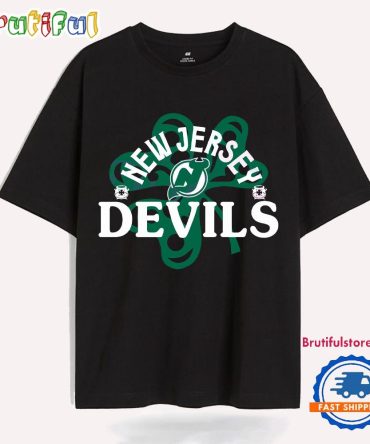 New Jersey Devils St Patricks Day Richmond Shamrock T Shirt