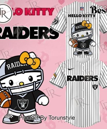 Hello Kitty Raiders Jersey - Cute Nfl Fan Gear For Kids & Adults
