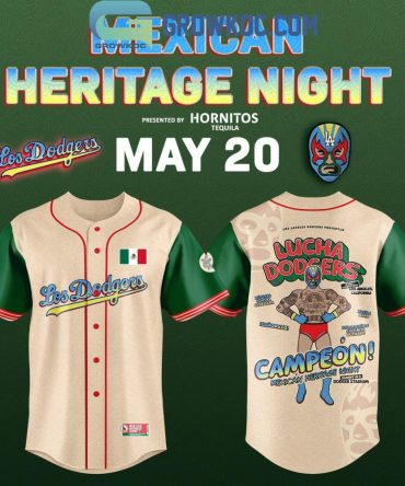 Limited Edition Los Dodgers Mexican Heritage Night Jersey - Celebrate In Style!