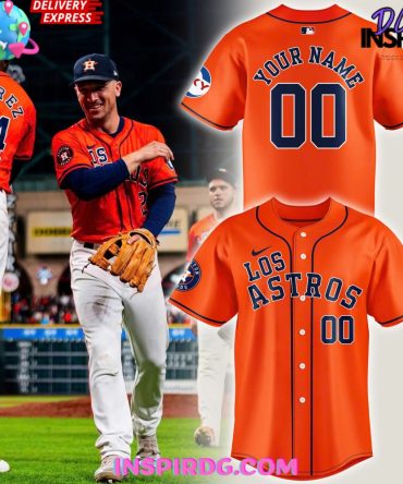 Custom Los Astros Baseball Jersey - Personalize With Your Name & Number