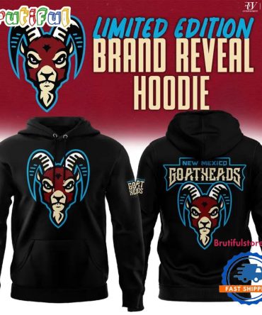 New Mexico Goatheads Brand Reveal 2025  Limited Edition Black Hoodie Shirt