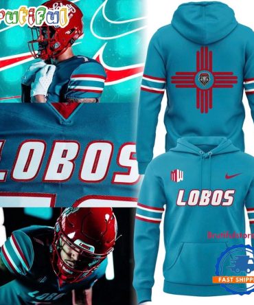 New Mexico Lobos Turquoise Alternate Uniform 2025 Hoodie