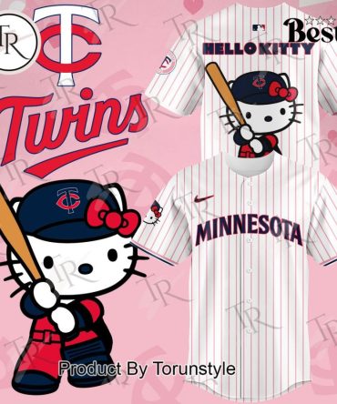Hello Kitty X Minnesota Twins Baseball Jersey - Cute & Sporty Fan Gear