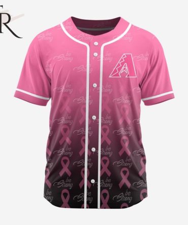 Support & Style: Pink Ribbon Baseball Jersey - 'Be Strong' Empowerment Apparel