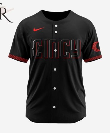 Stylish Black Cincy Baseball Jersey - Premium Athletic Wear For Fans & Players